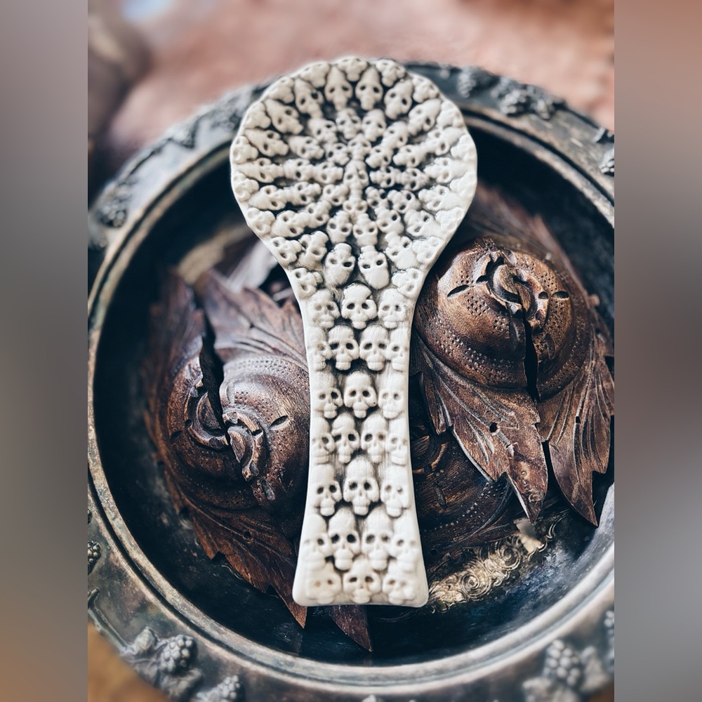 Spoon Dish Skulls Skulls Skulls